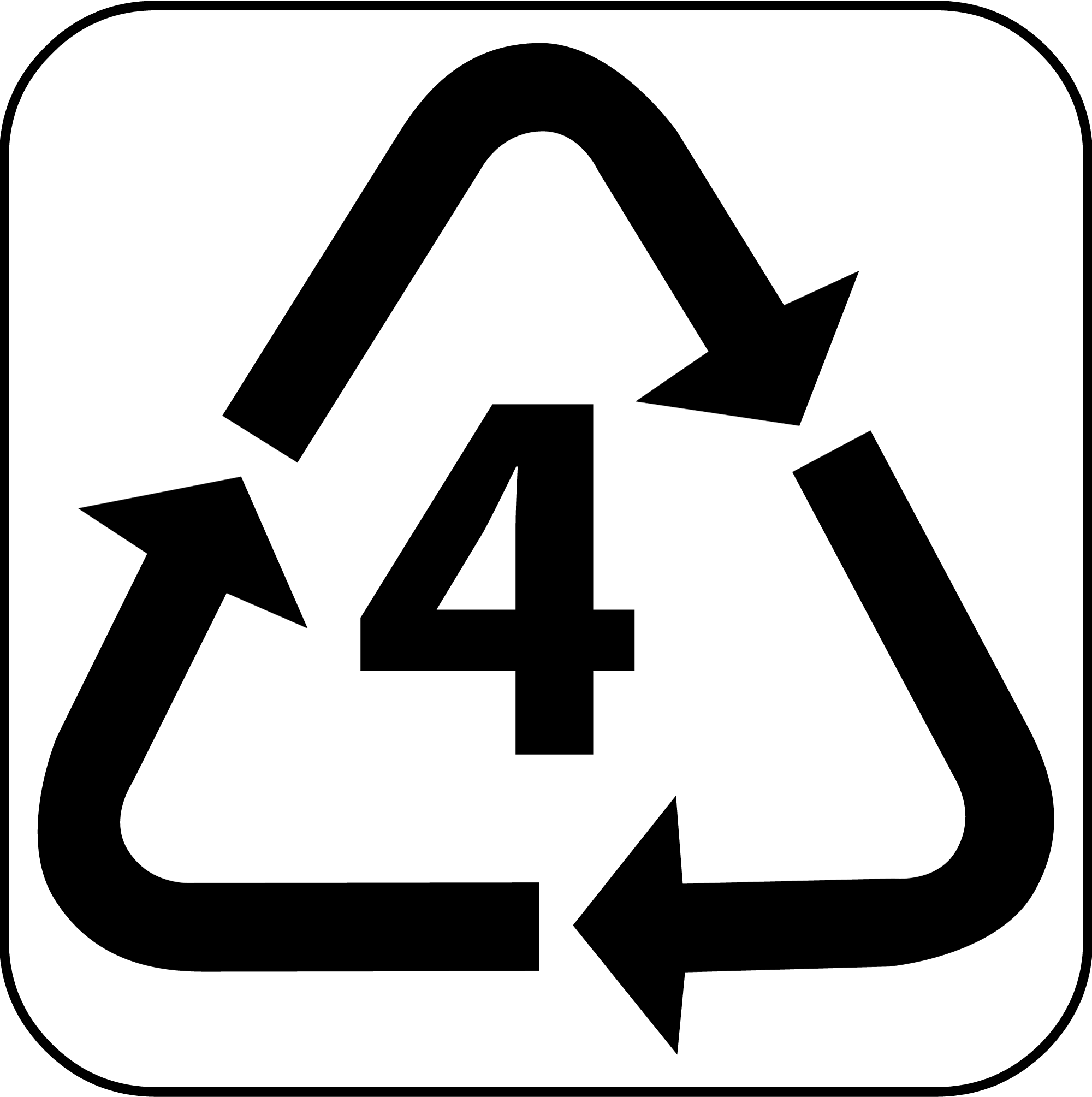 Recycling for Type-4 Plastics